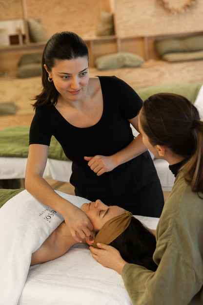 Soin Visage Holistique + Drainage Lymphatique Manuel Méthode Vodder Visage